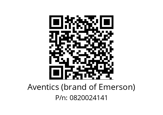   Aventics (brand of Emerson) 0820024141