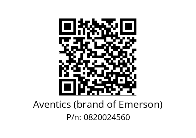   Aventics (brand of Emerson) 0820024560