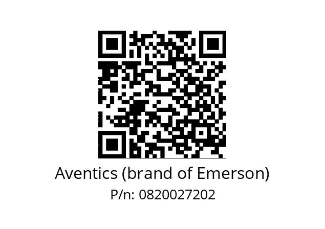   Aventics (brand of Emerson) 0820027202