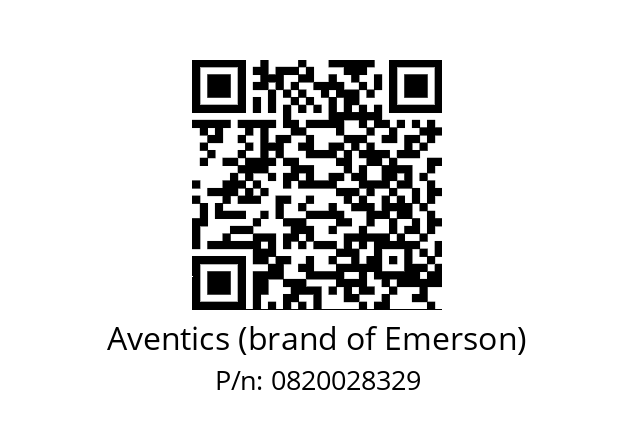   Aventics (brand of Emerson) 0820028329