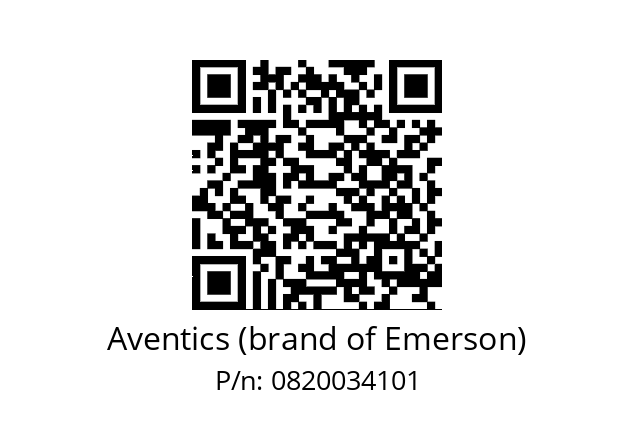   Aventics (brand of Emerson) 0820034101