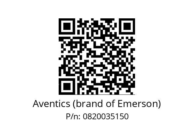   Aventics (brand of Emerson) 0820035150