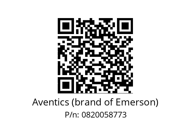   Aventics (brand of Emerson) 0820058773