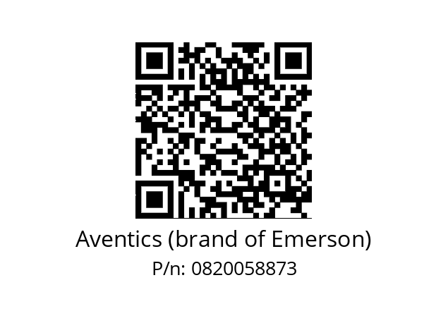   Aventics (brand of Emerson) 0820058873