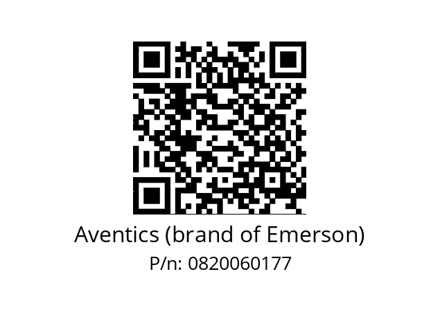   Aventics (brand of Emerson) 0820060177