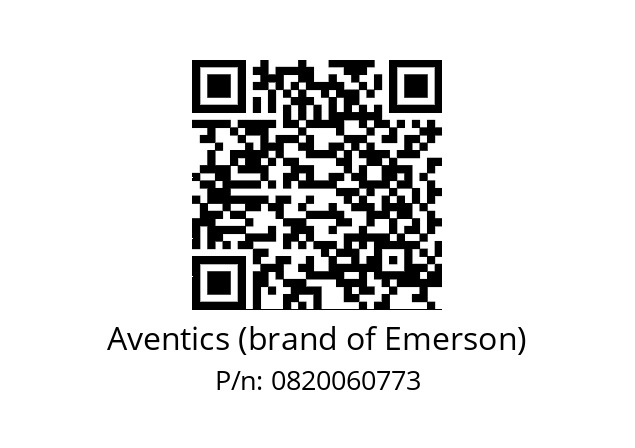   Aventics (brand of Emerson) 0820060773