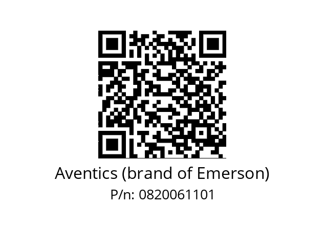   Aventics (brand of Emerson) 0820061101