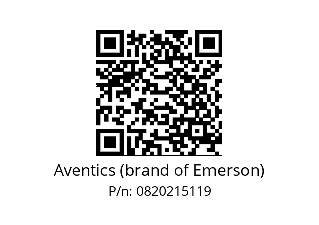   Aventics (brand of Emerson) 0820215119