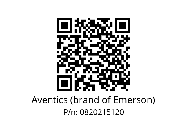   Aventics (brand of Emerson) 0820215120