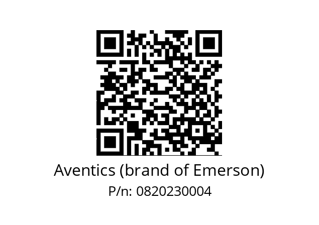   Aventics (brand of Emerson) 0820230004