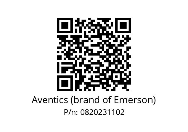   Aventics (brand of Emerson) 0820231102