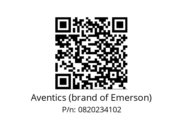   Aventics (brand of Emerson) 0820234102