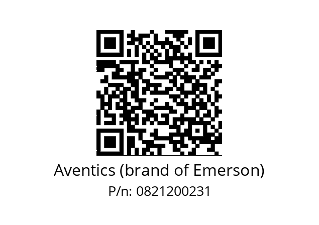   Aventics (brand of Emerson) 0821200231