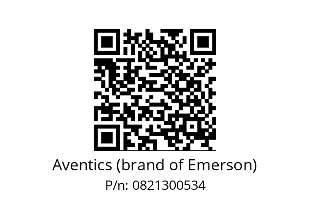   Aventics (brand of Emerson) 0821300534