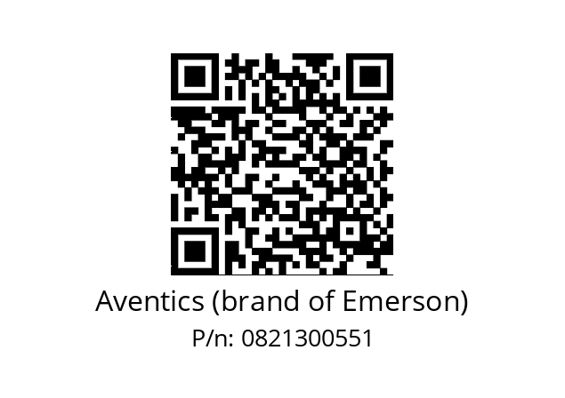   Aventics (brand of Emerson) 0821300551