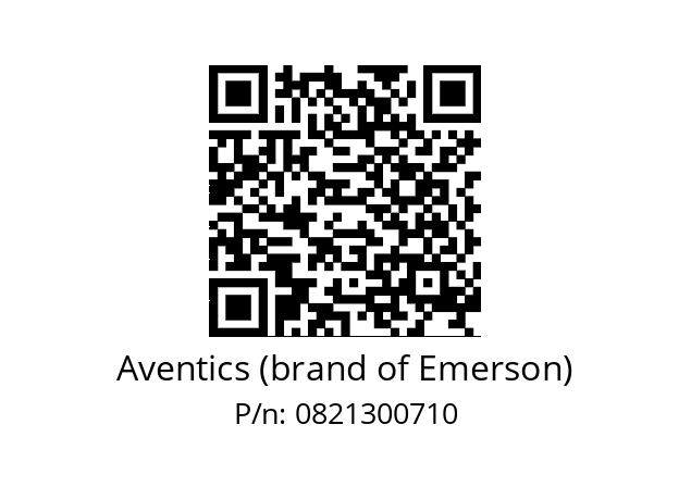   Aventics (brand of Emerson) 0821300710