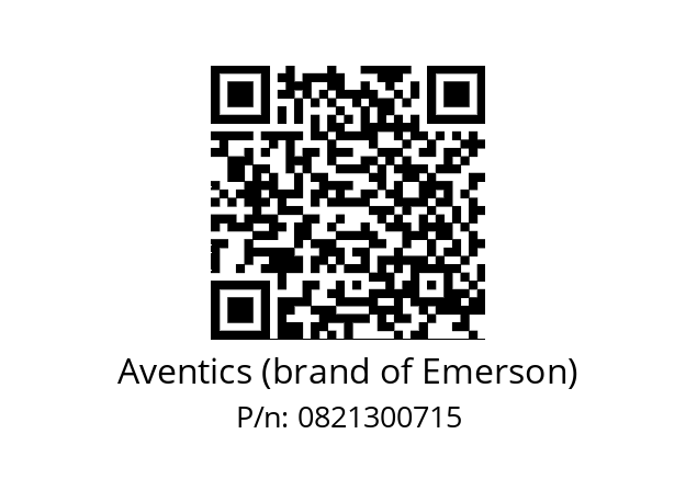   Aventics (brand of Emerson) 0821300715