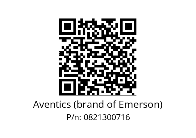   Aventics (brand of Emerson) 0821300716