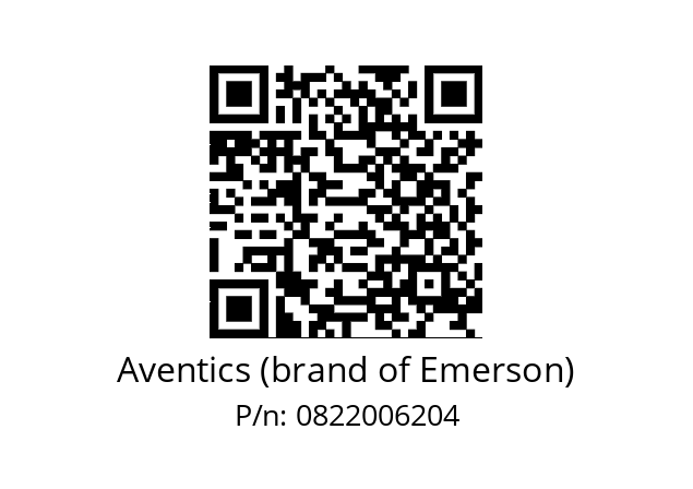   Aventics (brand of Emerson) 0822006204