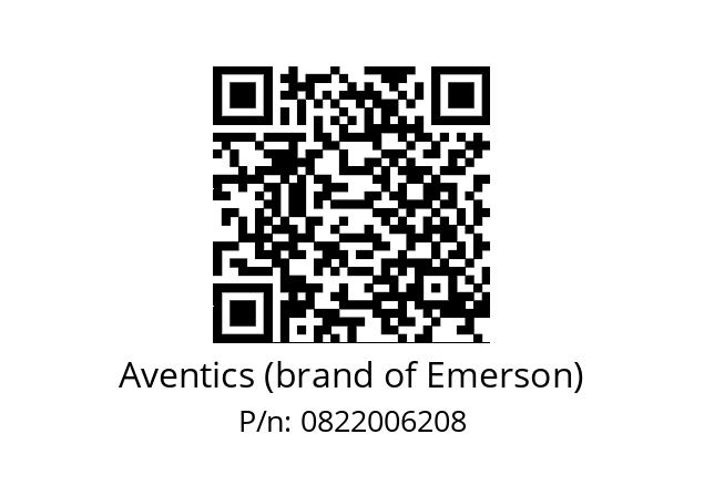   Aventics (brand of Emerson) 0822006208