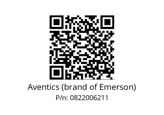   Aventics (brand of Emerson) 0822006211