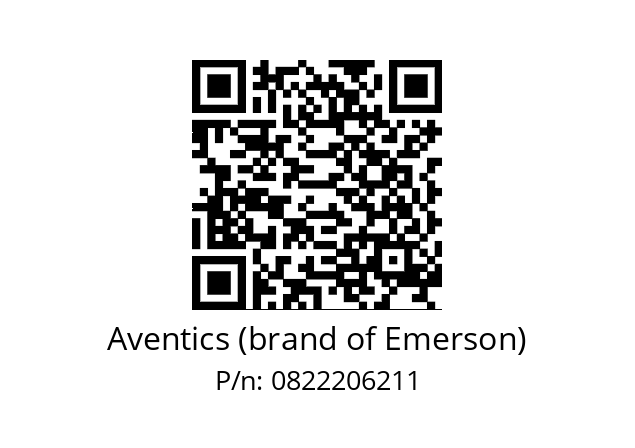   Aventics (brand of Emerson) 0822206211