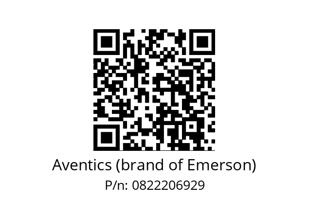   Aventics (brand of Emerson) 0822206929