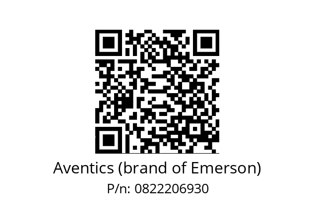   Aventics (brand of Emerson) 0822206930