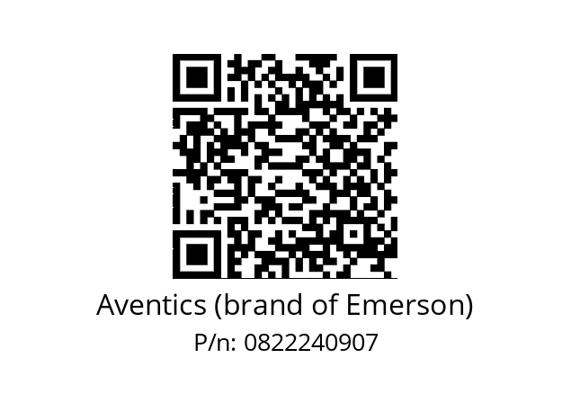   Aventics (brand of Emerson) 0822240907