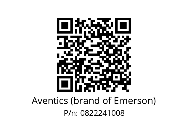   Aventics (brand of Emerson) 0822241008