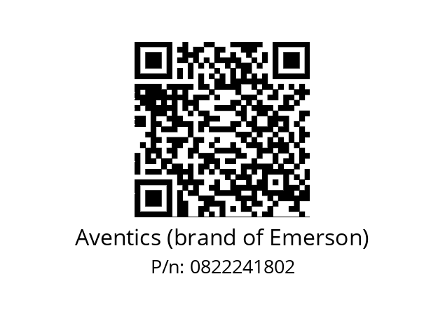   Aventics (brand of Emerson) 0822241802