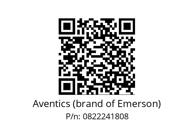   Aventics (brand of Emerson) 0822241808