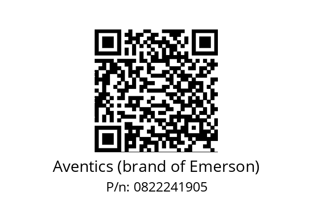   Aventics (brand of Emerson) 0822241905