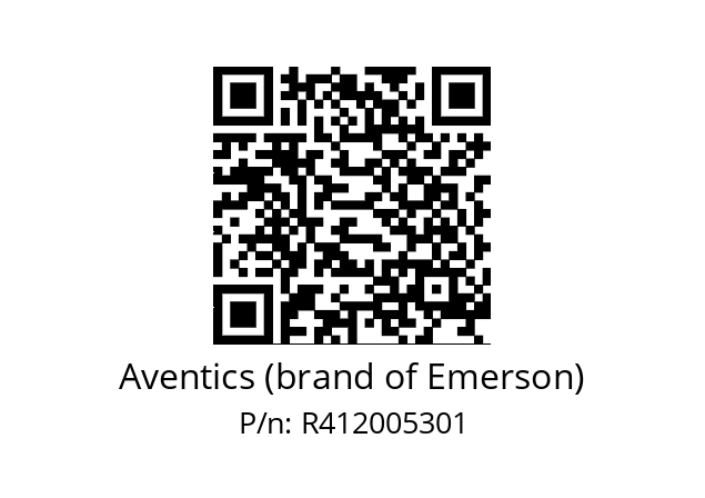   Aventics (brand of Emerson) R412005301