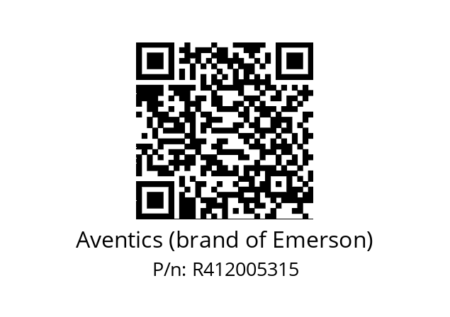   Aventics (brand of Emerson) R412005315