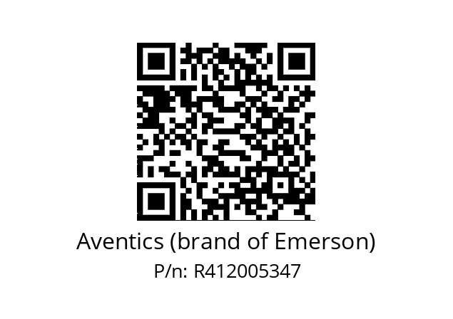   Aventics (brand of Emerson) R412005347