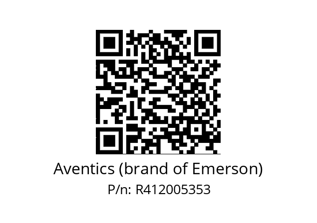   Aventics (brand of Emerson) R412005353