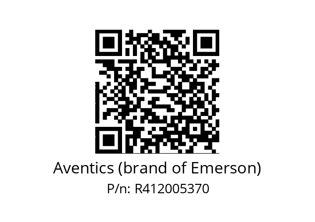   Aventics (brand of Emerson) R412005370