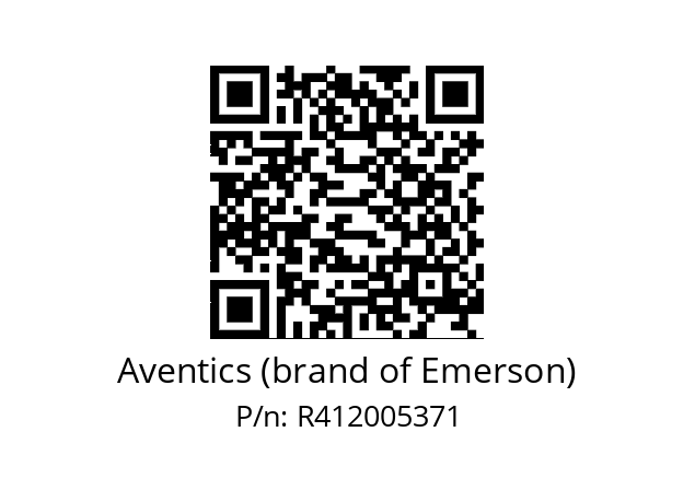   Aventics (brand of Emerson) R412005371