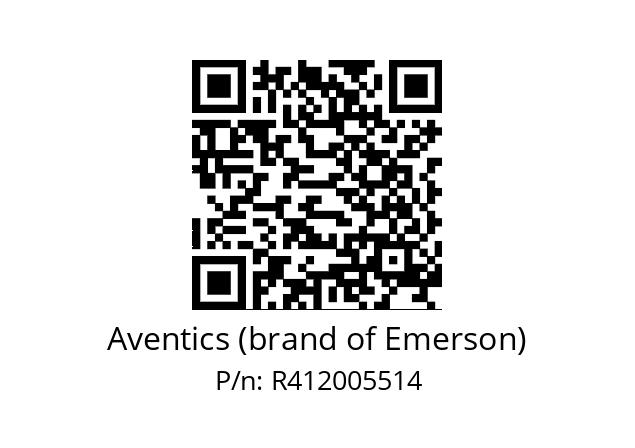   Aventics (brand of Emerson) R412005514