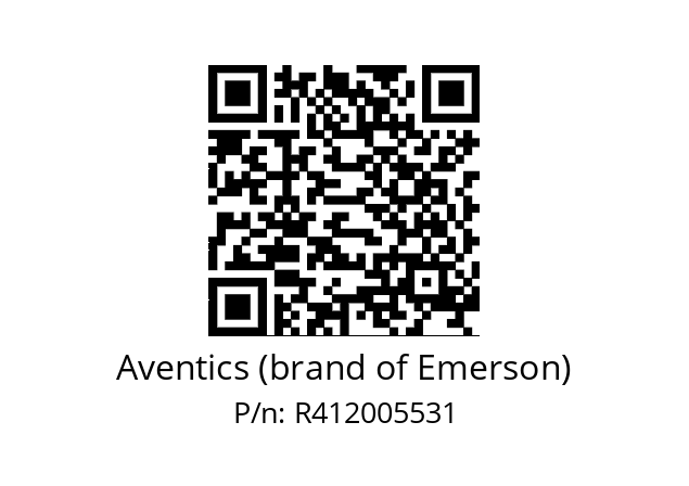   Aventics (brand of Emerson) R412005531