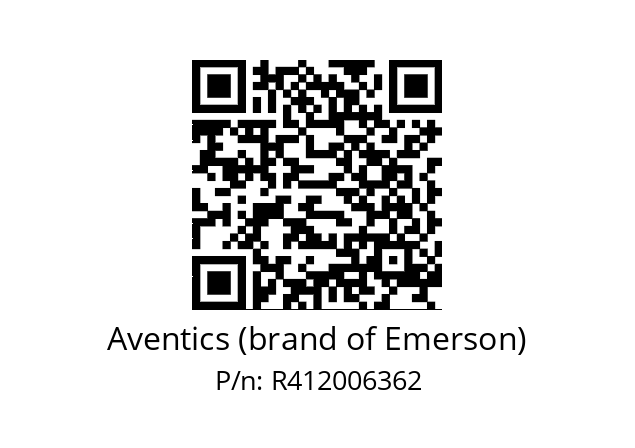   Aventics (brand of Emerson) R412006362