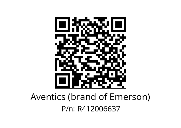   Aventics (brand of Emerson) R412006637