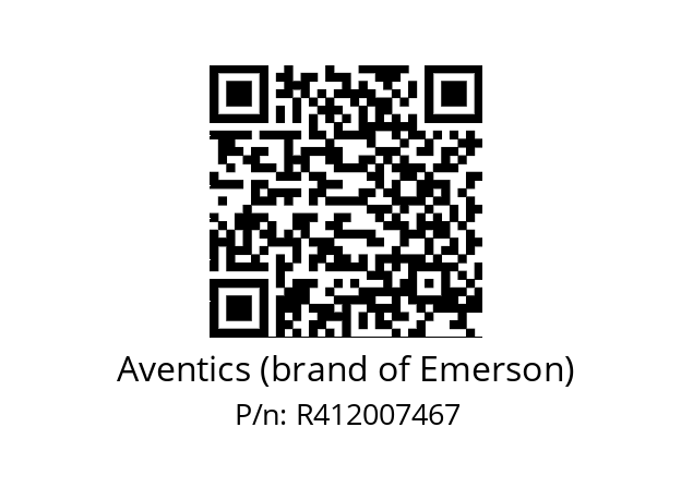   Aventics (brand of Emerson) R412007467