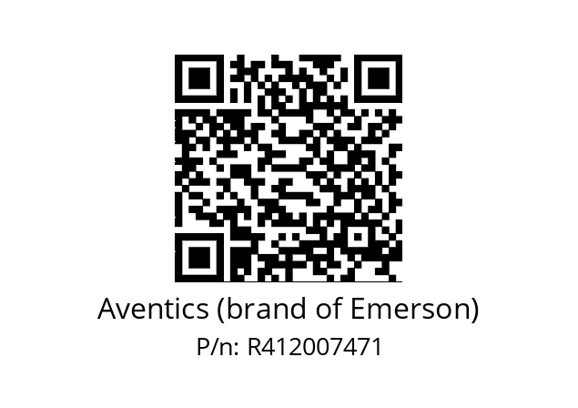   Aventics (brand of Emerson) R412007471