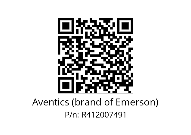   Aventics (brand of Emerson) R412007491