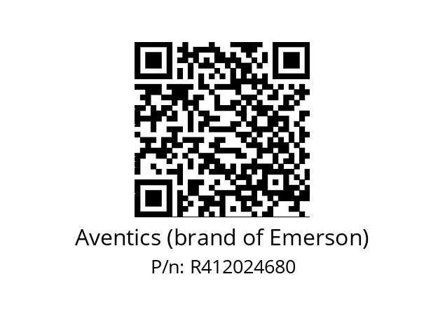   Aventics (brand of Emerson) R412024680