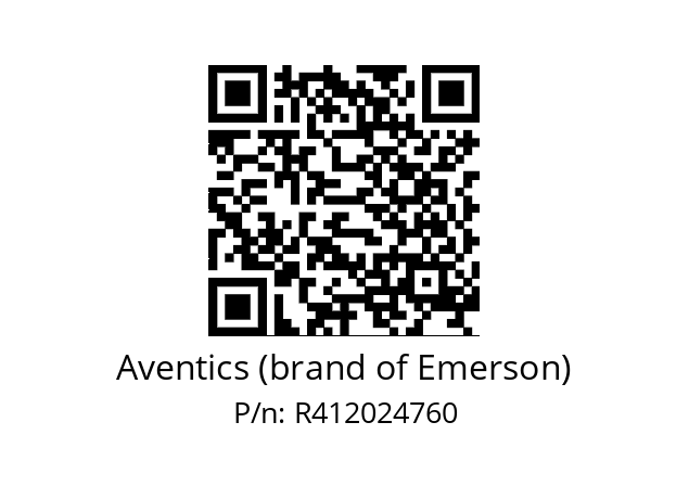   Aventics (brand of Emerson) R412024760