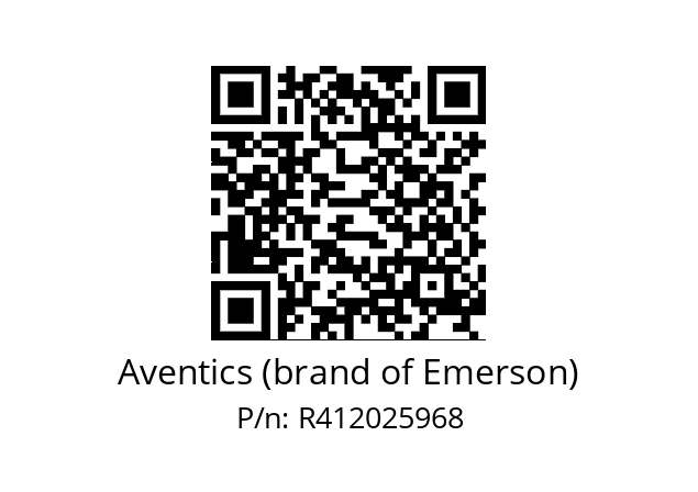   Aventics (brand of Emerson) R412025968