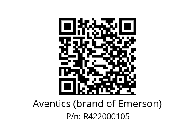   Aventics (brand of Emerson) R422000105